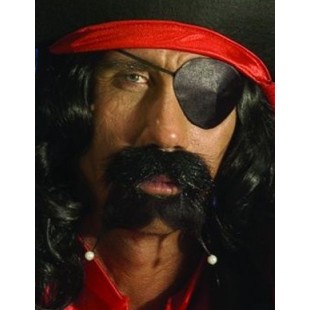 Cache oeil pirate en satin