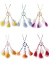 Collier indien avec plumes