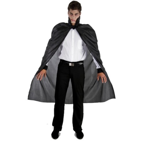 Cape Taffetas adulte 127cm noire