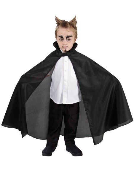 Cape Taffetas enfant 85cm noire