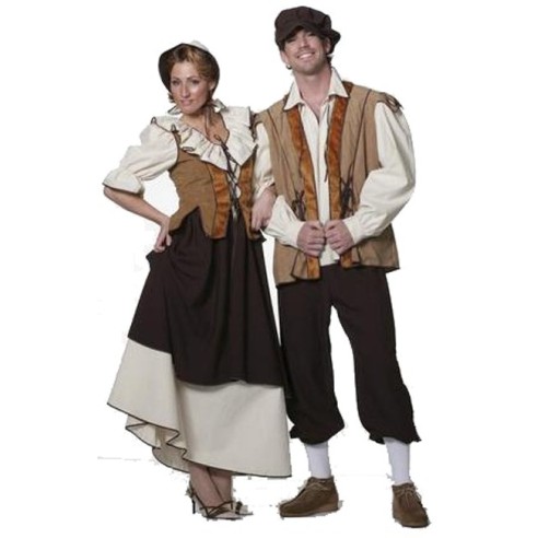 Location costume Médiéval marron