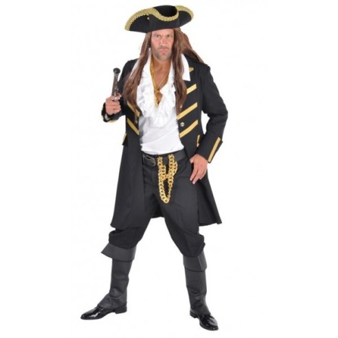 Location costume Pirate manteau long noir