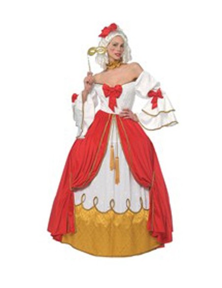 Location costume Marquise noeud rouge