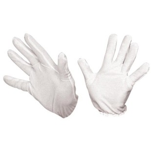 Paire de gants blancs courts