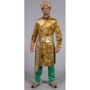 Location costume Maharadja vert