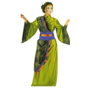 Location costume Geisha verte