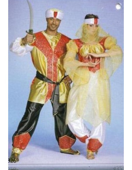 Location costume Orientale Rouge