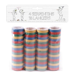 Serpentins 18 lancers x4