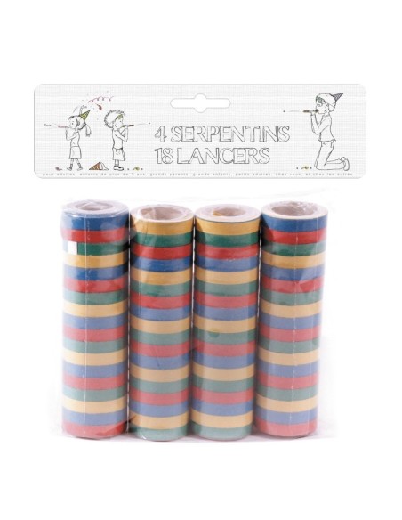 Serpentins 18 lancers x4