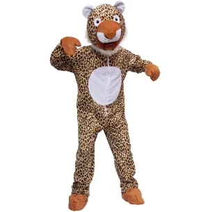 Mascotte de léopard pour adulte