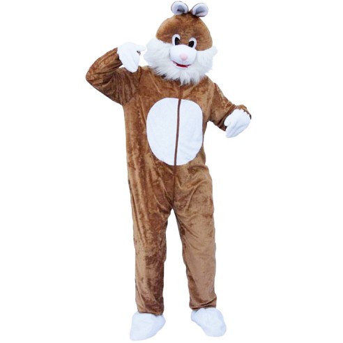 Déguisement peluche Lapin marron