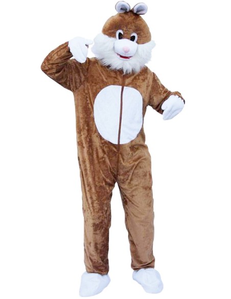 Déguisement peluche Lapin marron