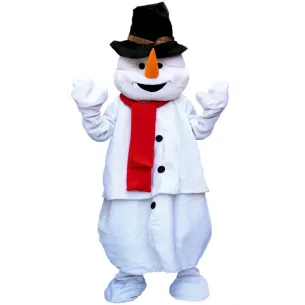 Mascotte bonhomme de neige déguisement de Noël