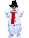 Mascotte bonhomme de neige déguisement de Noël