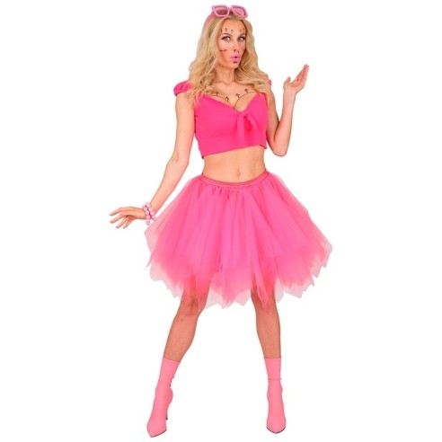 Tutu luxe rose fluo