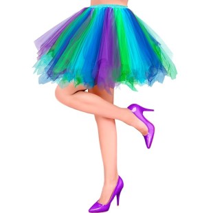 Tutu luxe bleu/azur/vert/violet