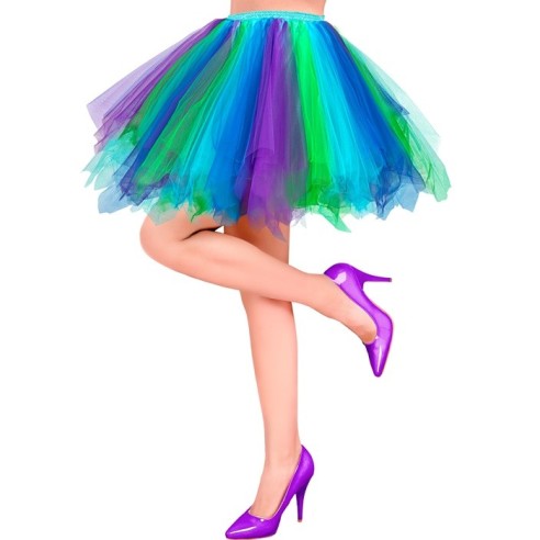 Tutu luxe bleu/azur/vert/violet
