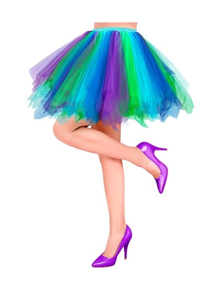 Tutu luxe bleu/azur/vert/violet