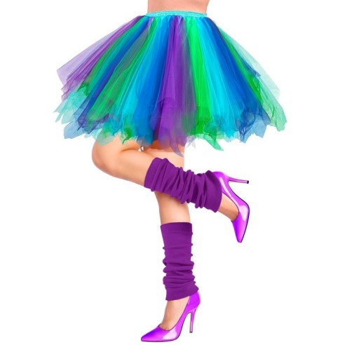Tutu luxe bleu/azur/vert/violet