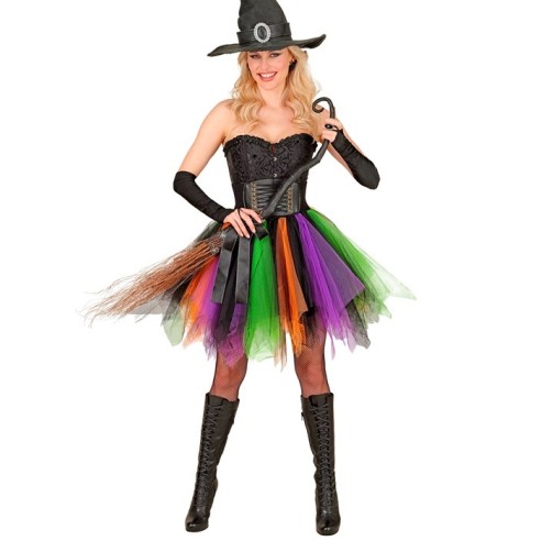 Tutu luxe violet/vert/orange