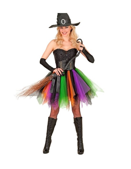 Tutu luxe violet/vert/orange