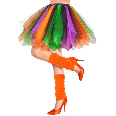 Tutu luxe violet/vert/orange