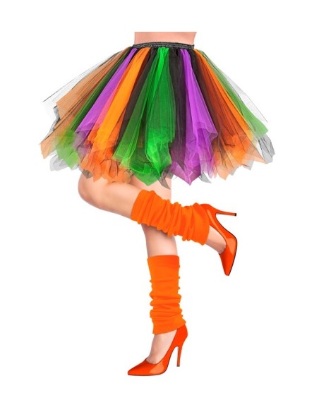 Tutu luxe violet/vert/orange
