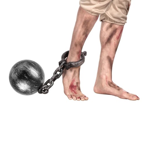 Chaine de bagnard avec boulet