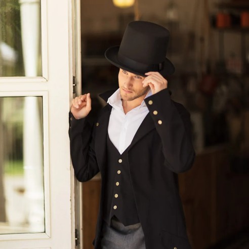 Haut de forme feutre luxe noir