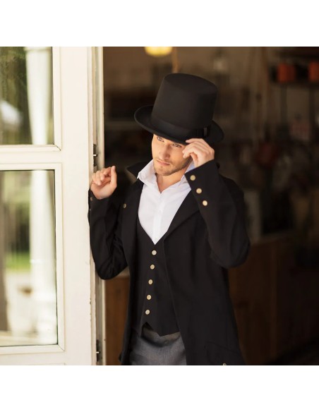 Haut de forme feutre luxe noir