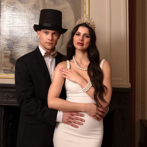 Haut de forme feutre luxe noir