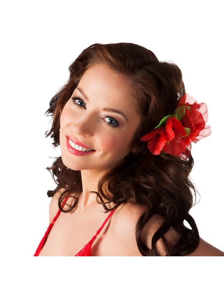 Pince cheveux hibiscus