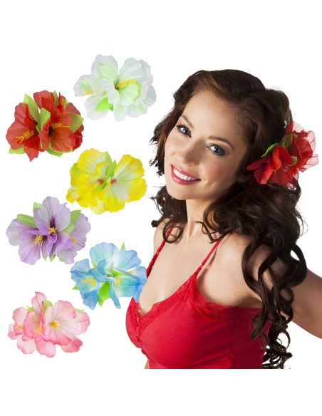 Pince cheveux hibiscus