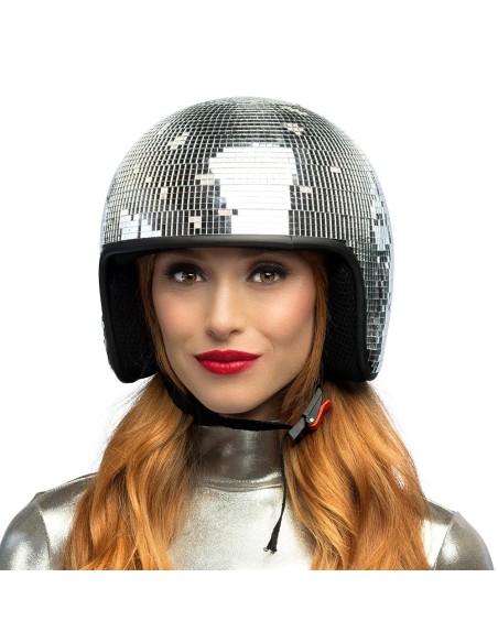 Casque disco argent