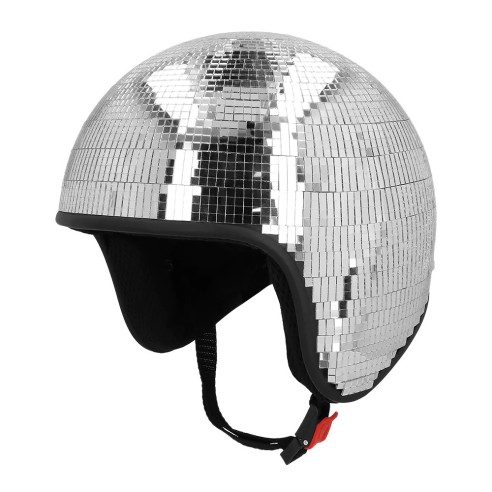 Casque disco argent
