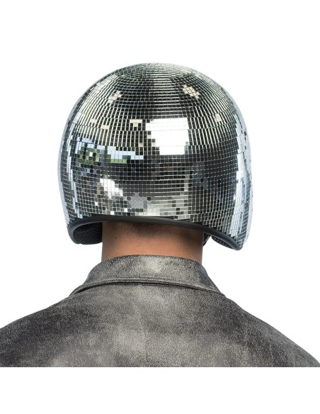 Casque disco argent