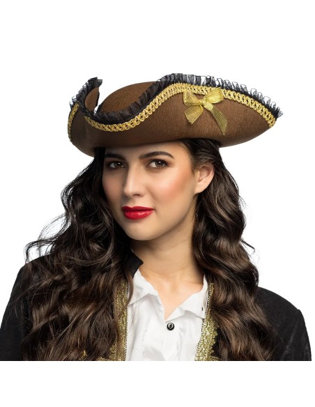 Tricorne pirate coral