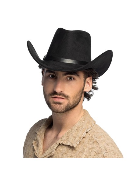 Chapeau cowboy Bronco noir