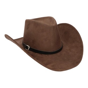 Chapeau cowboy Bronco marron 2