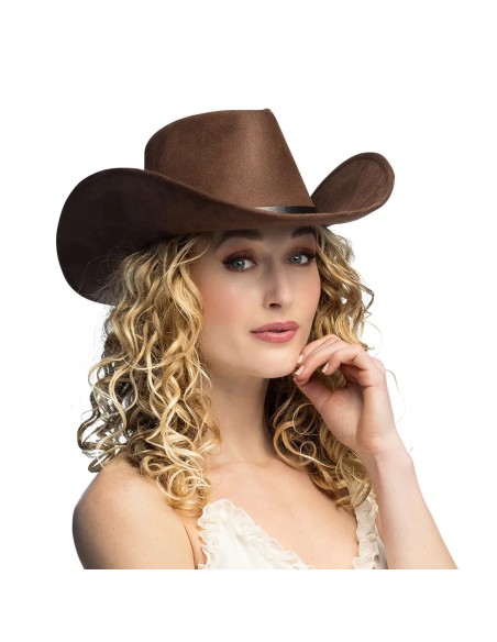 Chapeau cowboy Bronco marron