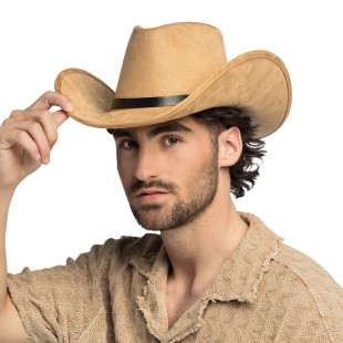Chapeau cowboy Bronco beige