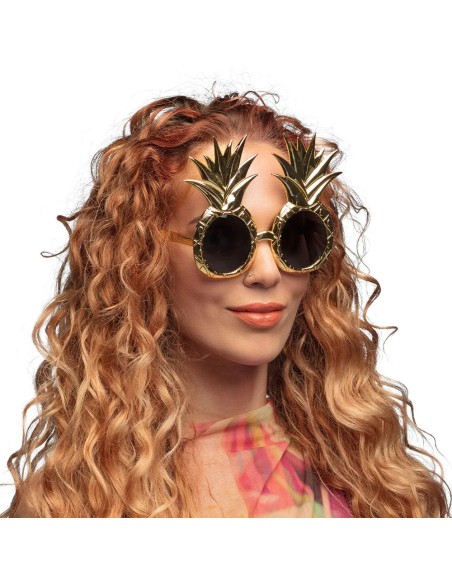 Lunettes party Ananas or