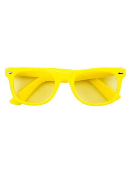 Lunettes party Dance jaune fluo