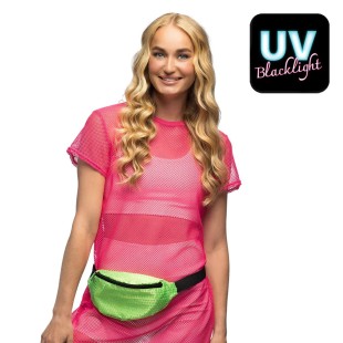 Sac banane fluo vert 2