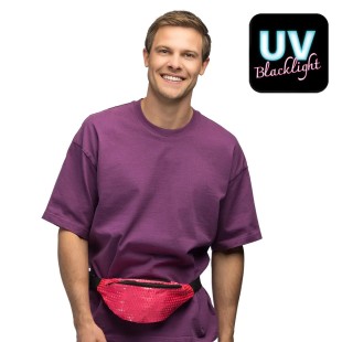 Sac banane fluo rose 2