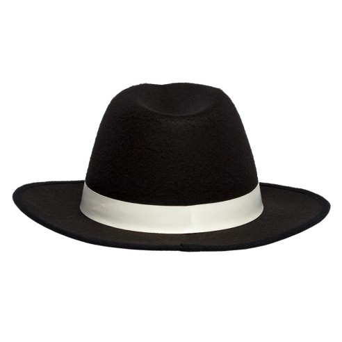 Chapeau gangster luxe noir