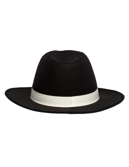 Chapeau gangster luxe noir