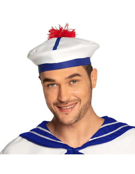Beret de marin à pompons