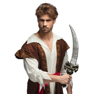Epée pirate tête de mort 59cm
