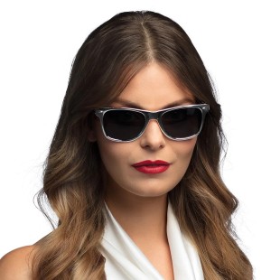 Lunettes party Metallic argent